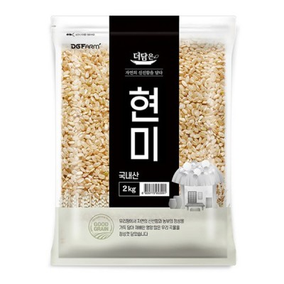 [실온] 더담은 국산 현미, 2kg, 1개