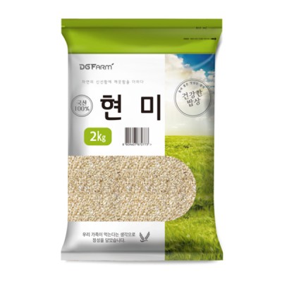 [실온] 건강한밥상 국산 현미, 2kg, 1개