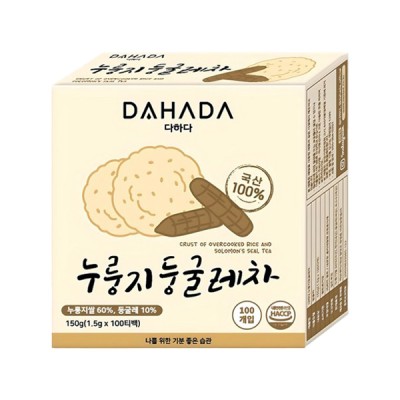 [실온] 다하다 누룽지둥굴레차 1.5g*100