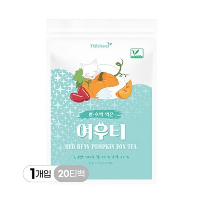 [실온] 티트리트 여우티 팥호박차 20개입