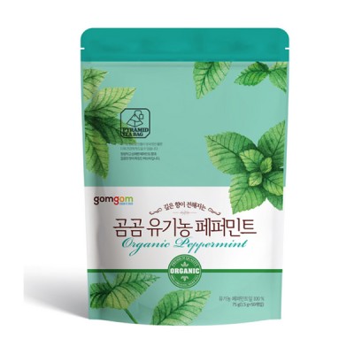 [실온] 곰곰 유기농 페퍼민트 삼각티백 1.5g*50