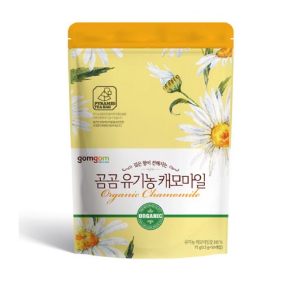 [실온] 곰곰 유기농 캐모마일 삼각티백 1.5g*50