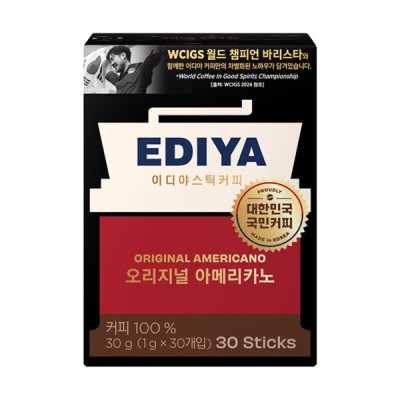 [실온] 이디야 오리지널 아메리카노 스틱 1g*30