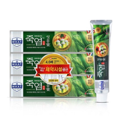 [실온] 죽염 잇몸고 치약 120g, 3개