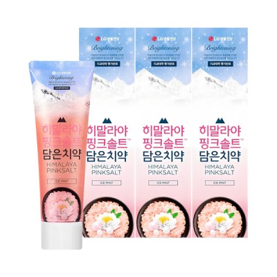 [실온] 히말라야핑크솔트 담은치약 아이스민트 100g, 3개