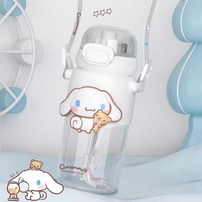 [실온] 정품 산리오 물통 원터치 텀블러, 시나모롤 600ml