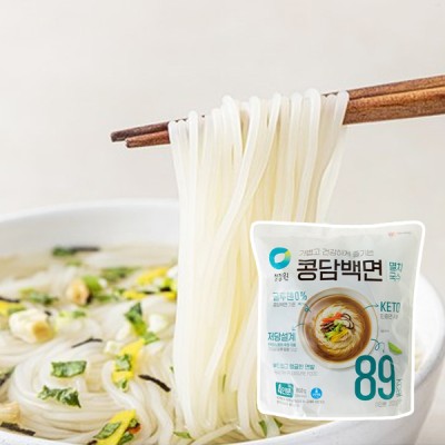 [저온] 청정원 콩담백면 멸치국수 4인분, 808g, 1개