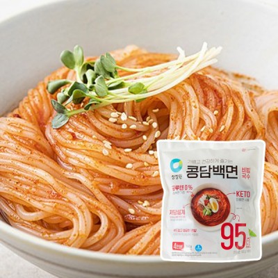 [저온] 청정원 콩담백면 비빔국수 4인분, 760g, 1개