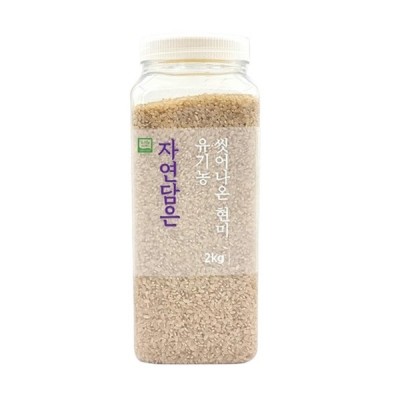 [실온] 자연담은 유기농 씻어나온 철원오대미 현미 PET, 2kg, 1개
