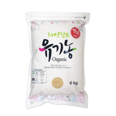 [실온] 푸른들판 유기농 현미, 4kg, 1개