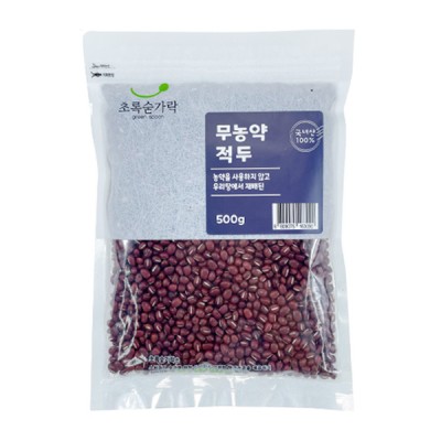 [실온] 초록숟가락 무농약 적두, 500g, 1개