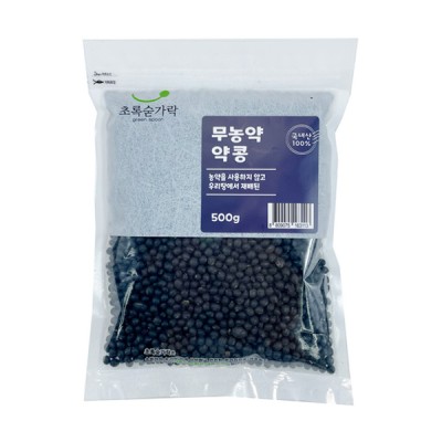 [실온] 초록숟가락 무농약 약콩, 500g, 1개