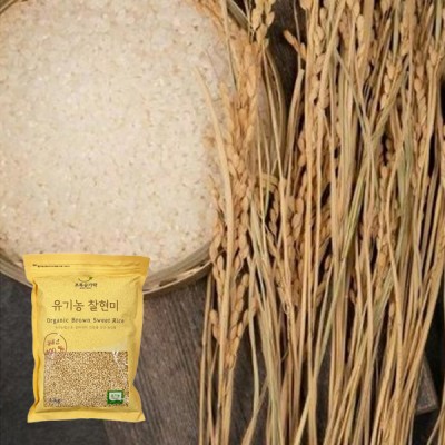[실온] 초록숟가락 유기농 찰현미, 1kg, 1개