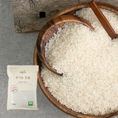 [실온] 초록숟가락 유기농 찹쌀, 1kg, 1개