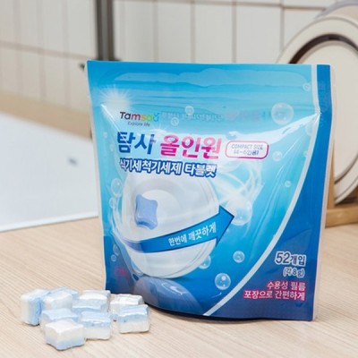 [실온] 탐사 올인원 식기세척기 세제 타블렛, 8g, 52개