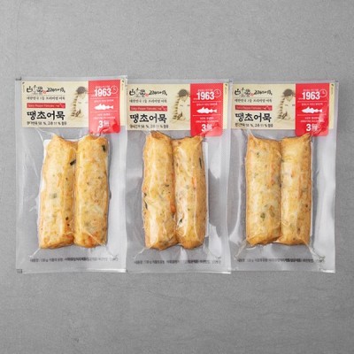 [저온] [고래사어묵] 땡초어묵 130g, 3개