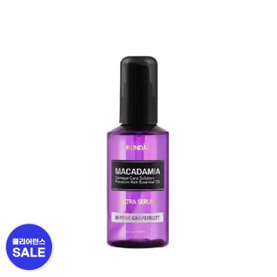[분리배송/개별주문][쿤달] 마카다미아 울트라 헤어 세럼_Pink Grapefruit 100ml