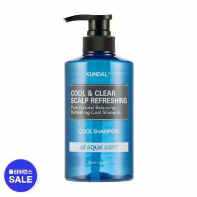 [분리배송/개별주문][쿤달] 스칼프 리프레싱 쿨 샴푸 아쿠아민트_500ml