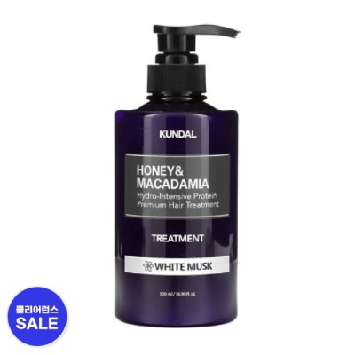 [분리배송/개별주문][쿤달] Honey & Macadamia Protein Treatment_500ml_White Musk