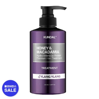 [분리배송/개별주문][쿤달] Honey & Macadamia Protein Treatment_500ml_Ylang Ylang