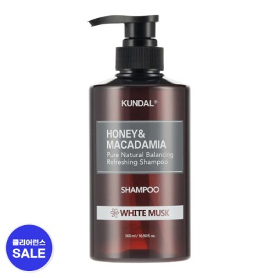 [분리배송/개별주문][쿤달] Honey & Macadamia Nature Shampoo_500m_White Musk
